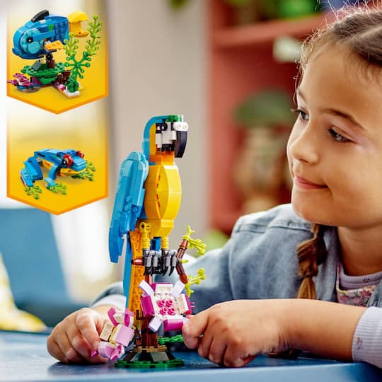 LEGO® Creator Exotic Parrot 31136 Building Toy Set (253 Pieces)